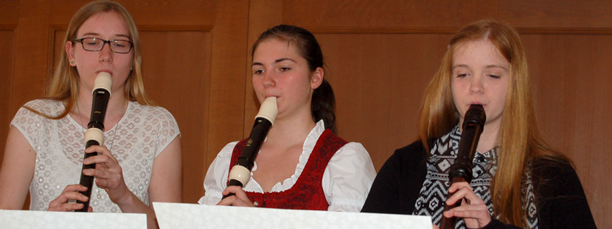 Schülerkonzert Blockflöte